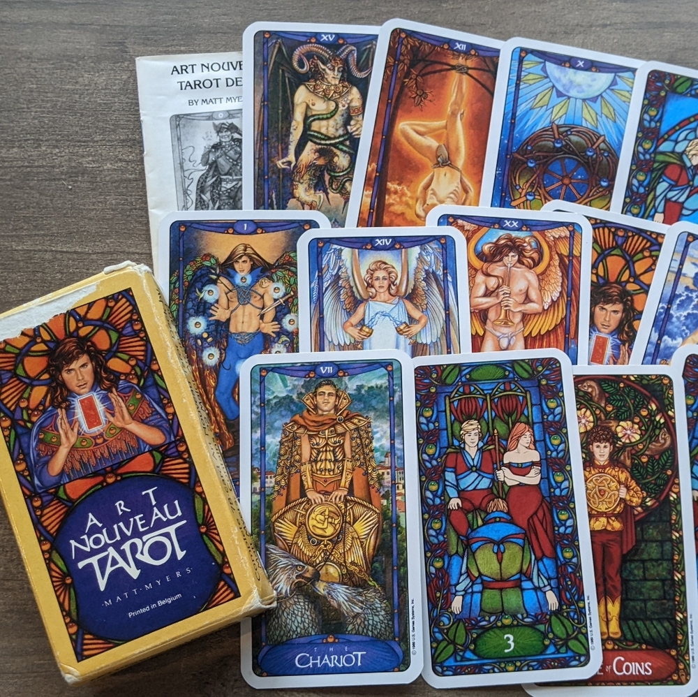 OOP 1989 Art Nouveau Tarot deck